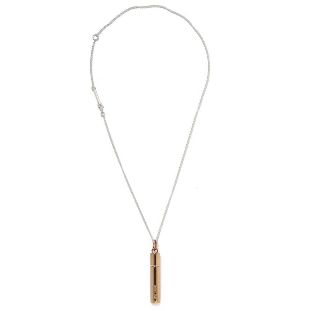 AMBUSH Pill Case Necklace Men BROWN Rings